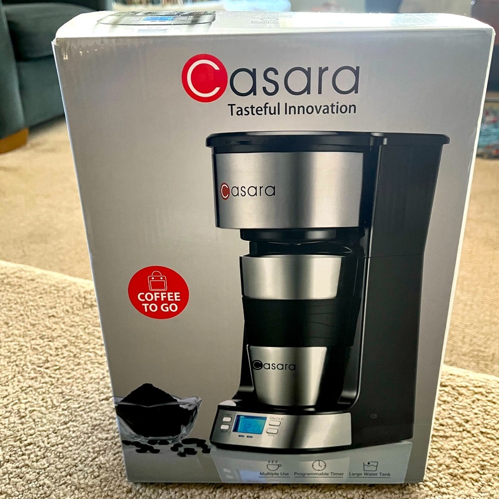 Casara CM-119A Single Serve Coffee Maker NIB